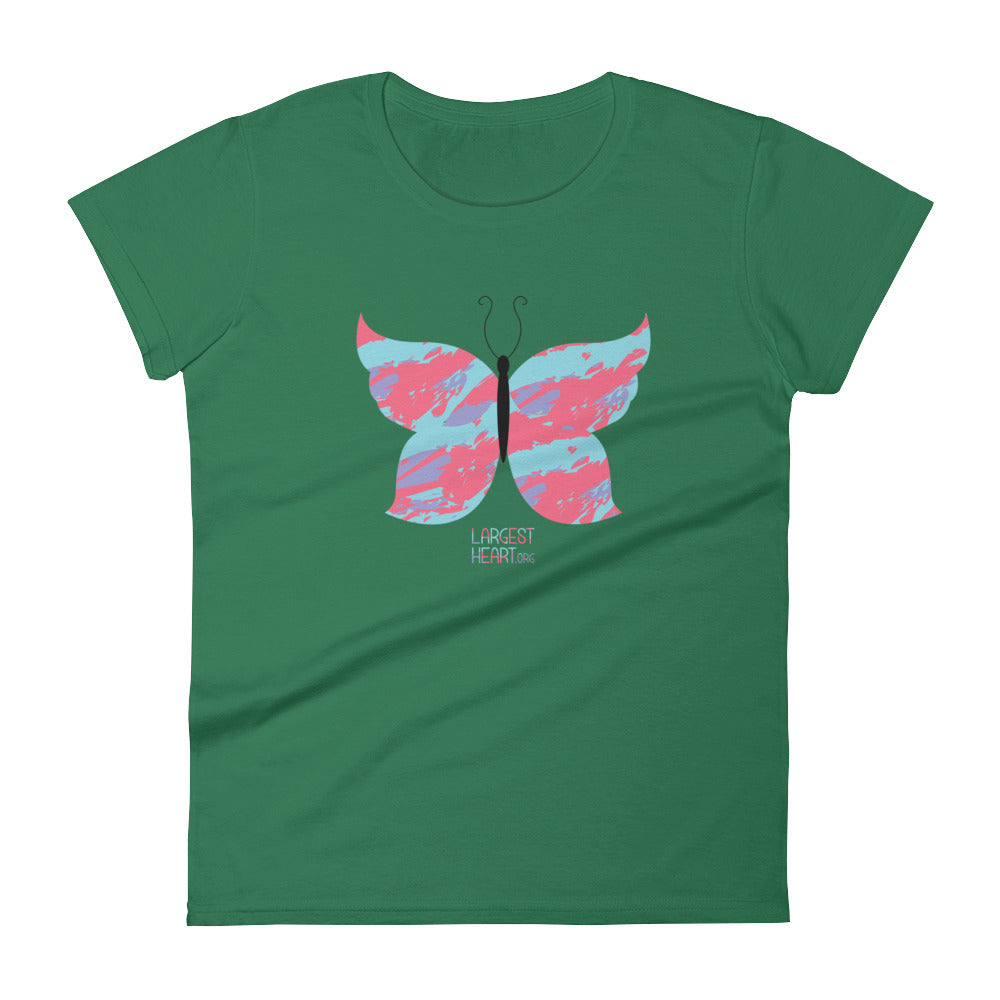 Women's Short Sleeve T-shirt - Butterfly