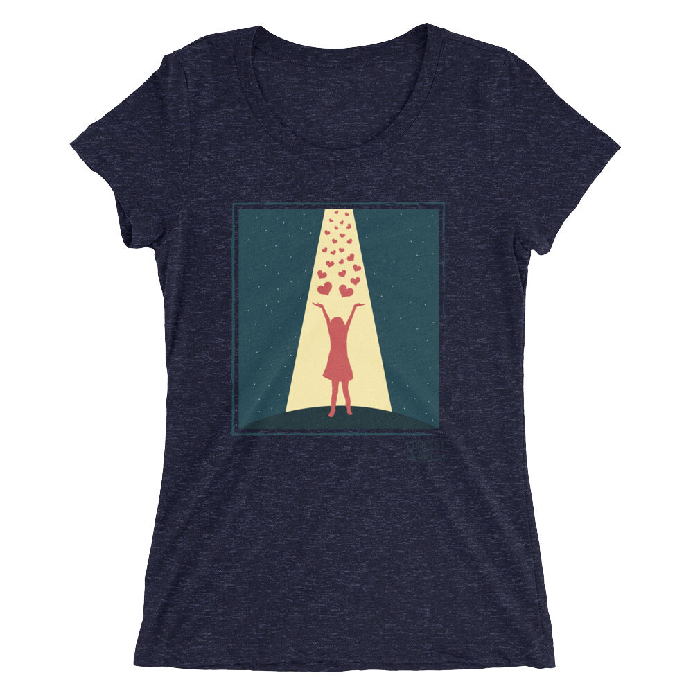Ladies' short sleeve t-shirt - Hearts from Heaven
