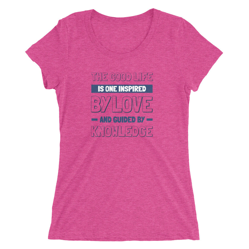 Ladies' Triblend Tee's - Good Life