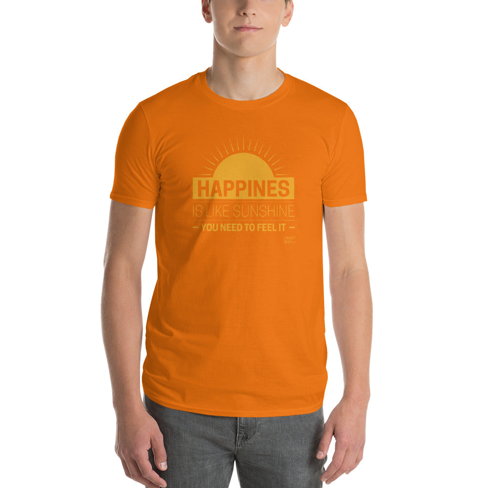 Men's Short Sleeve T-Shirt - Happiness