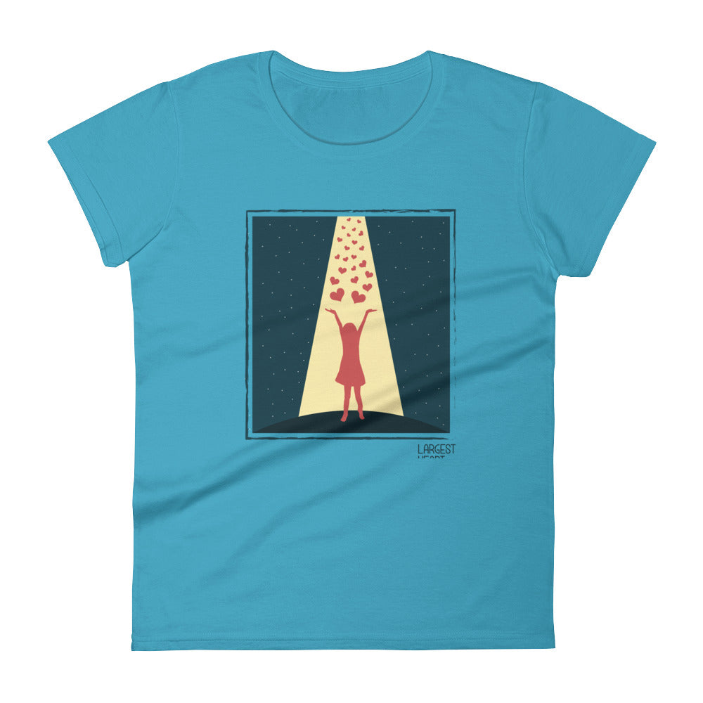 Women's Short Sleeve T-shirt - Hearts from Heaven