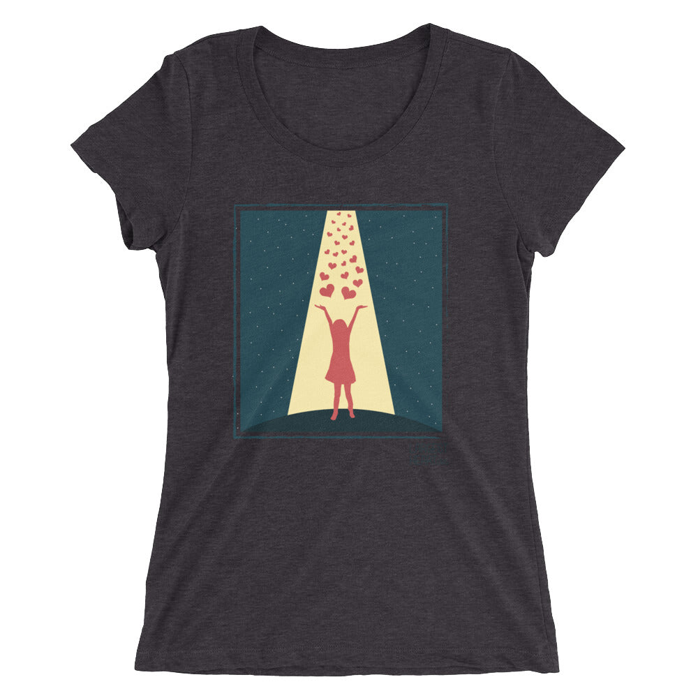 Ladies' short sleeve t-shirt - Hearts from Heaven