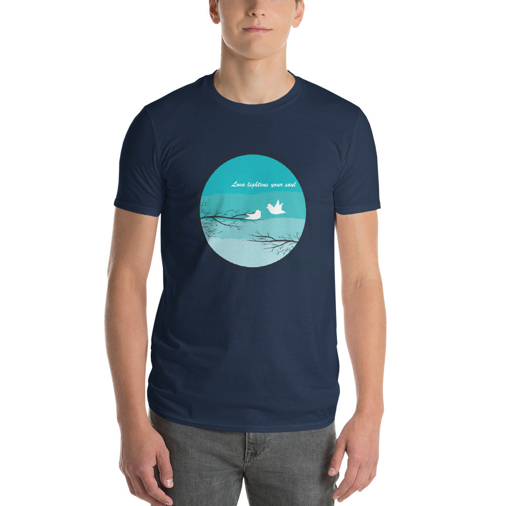 Men's Short Sleeve T-Shirt - Love Lightness the Soul