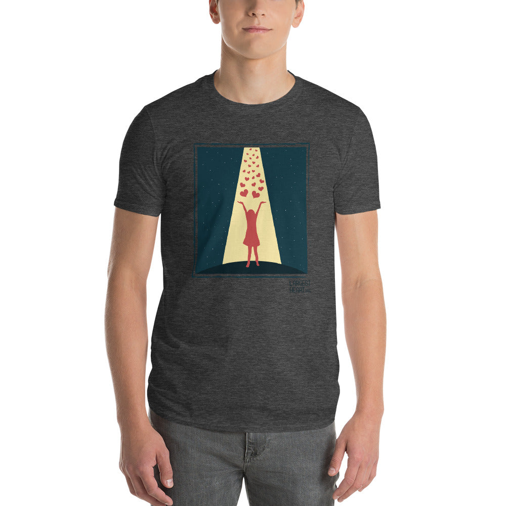 Men's Short Sleeve T-Shirt - Hearts from Heaven