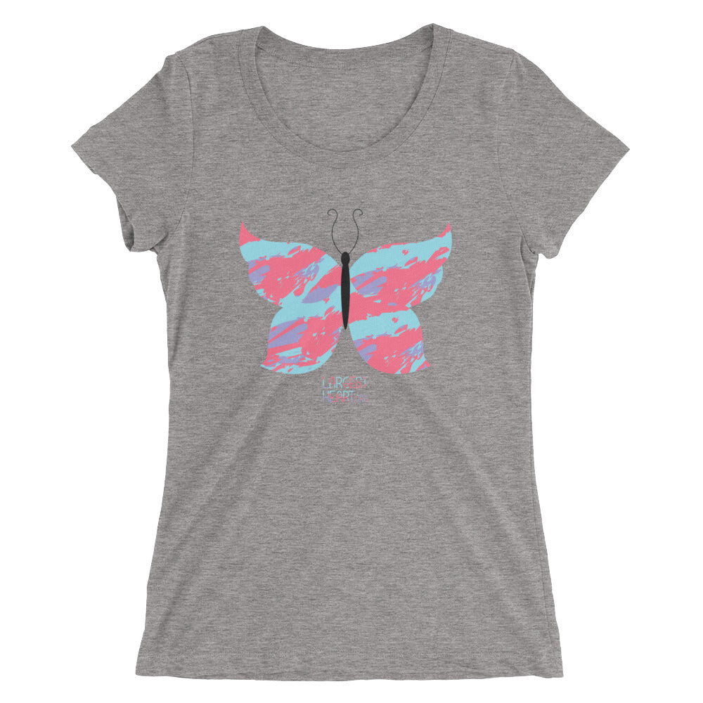 Ladies' short sleeve t-shirt - Butterfly