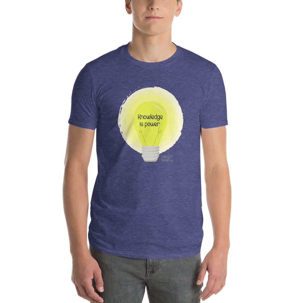 Men's Short Sleeve T-Shirt - Knowledge is Power
