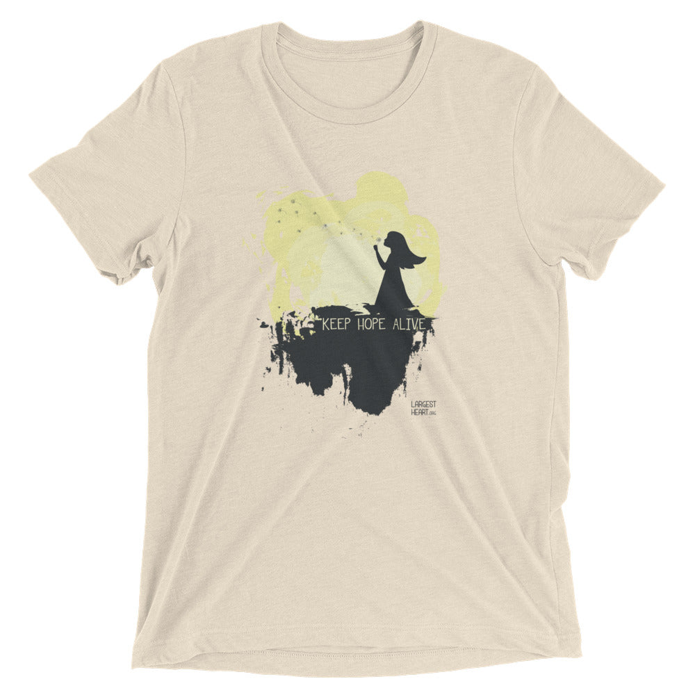 Triblend Short Sleeve T-shirt - Keep Hope Alive