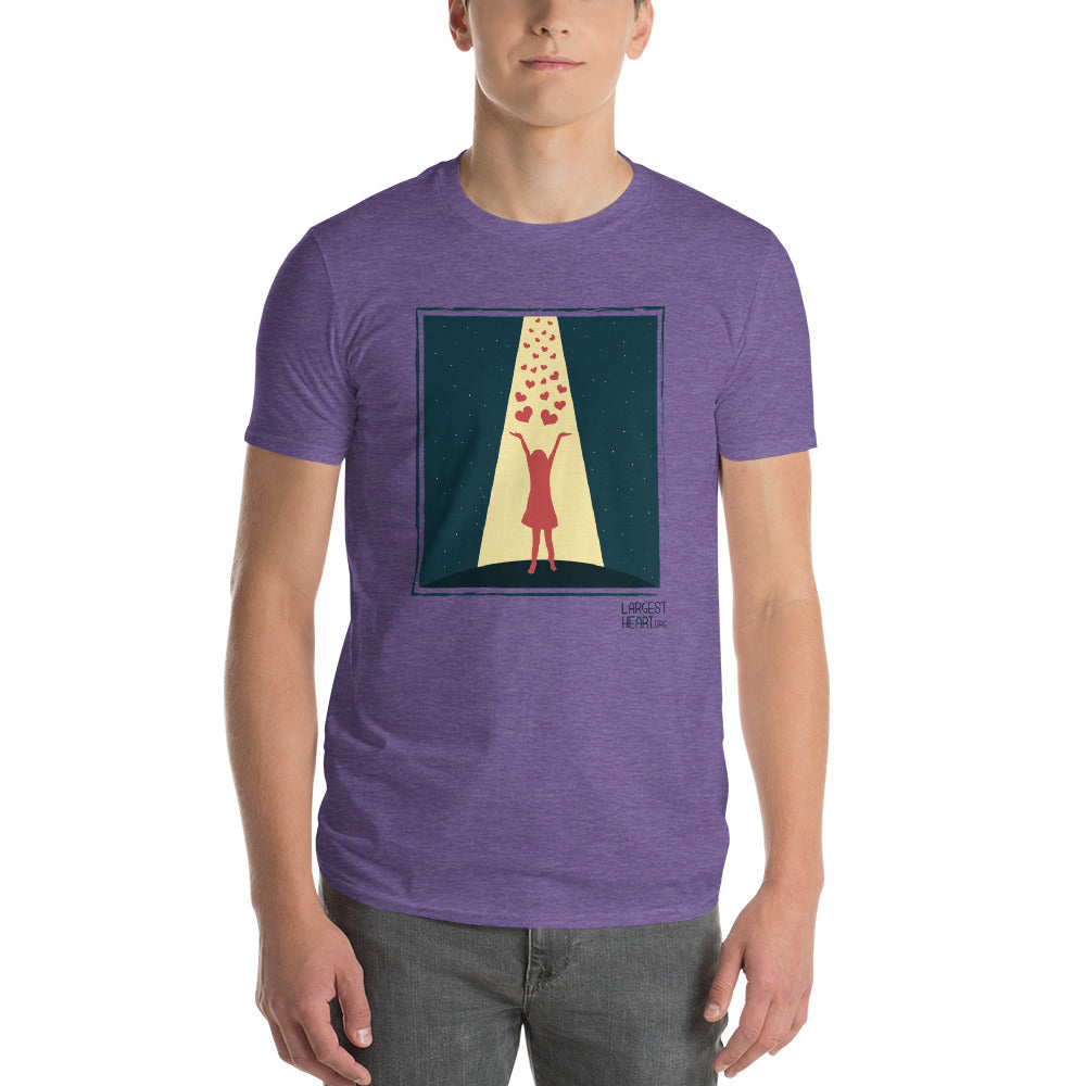 Men's Short Sleeve T-Shirt - Hearts from Heaven