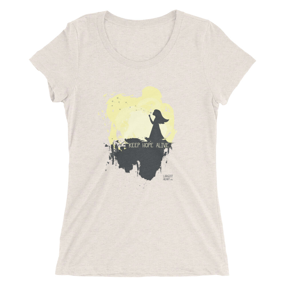 Ladies' short sleeve t-shirt - Keep Hope Alive