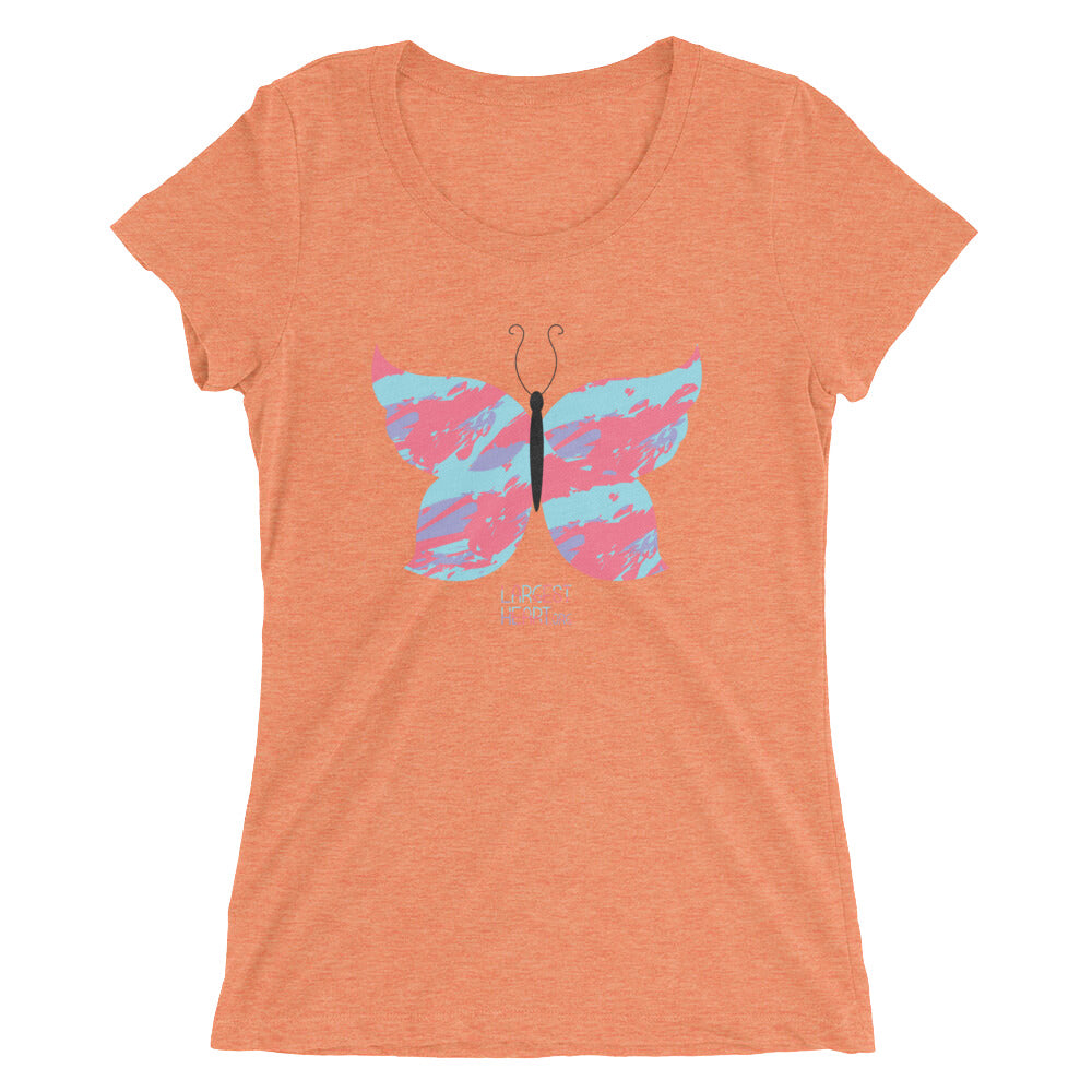 Ladies' short sleeve t-shirt - Butterfly