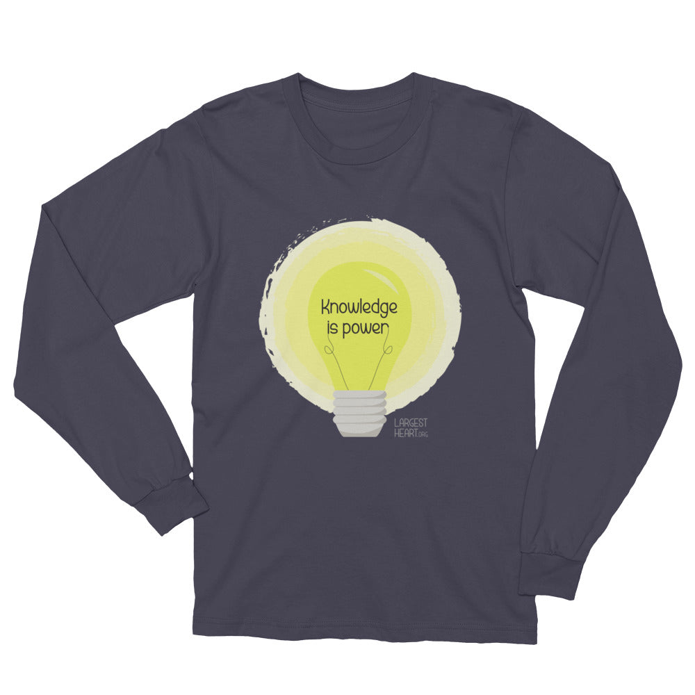 Long Sleeve T-Shirt - Knowledge is Power