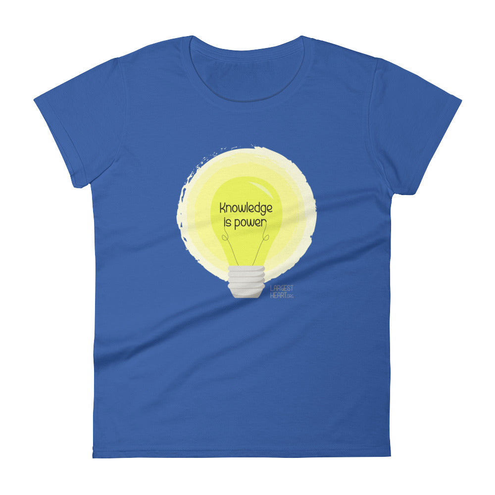 Women's Short Sleeve T-shirt - Knowledge is Power
