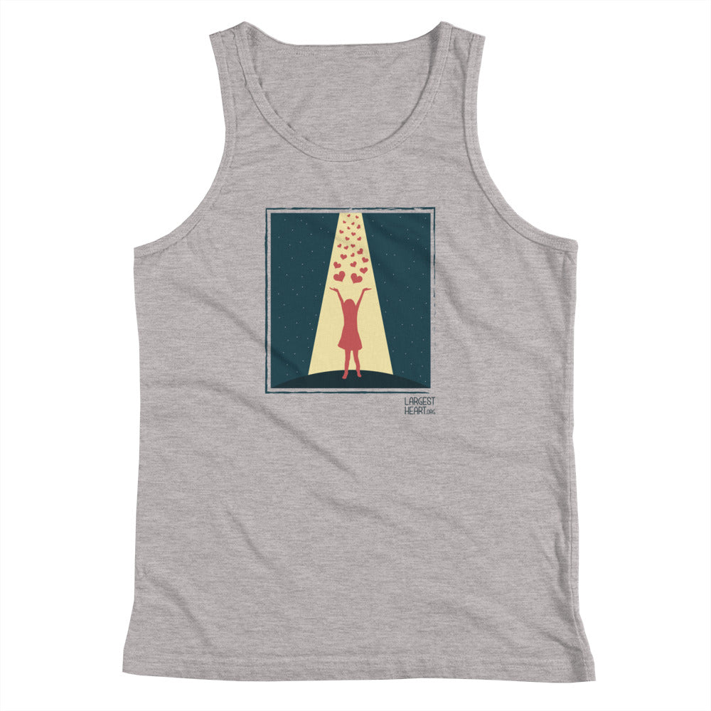 Youth Tank Top - Hearts from Heaven