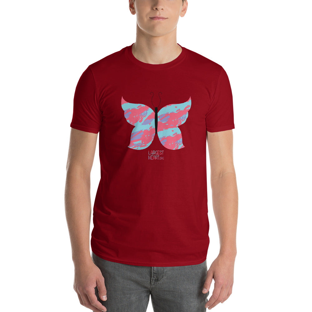 Men's Short Sleeve T-Shirt - Butterfly