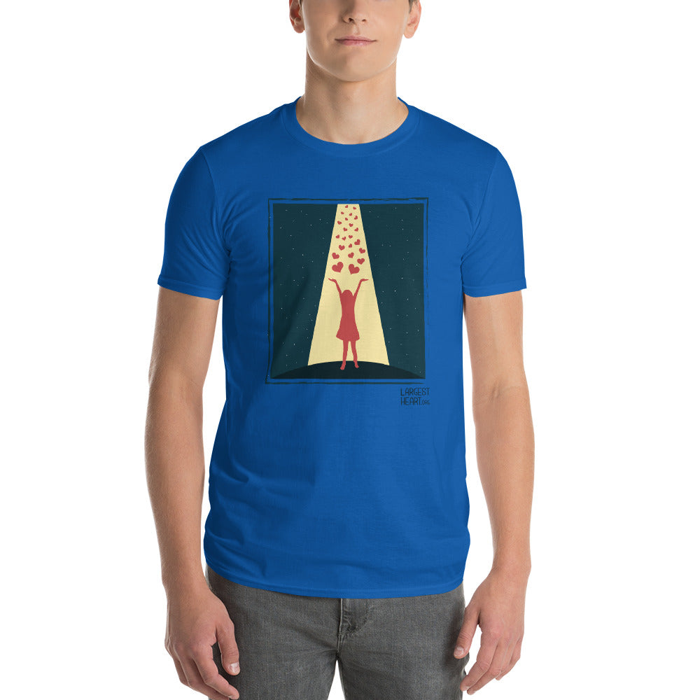 Men's Short Sleeve T-Shirt - Hearts from Heaven