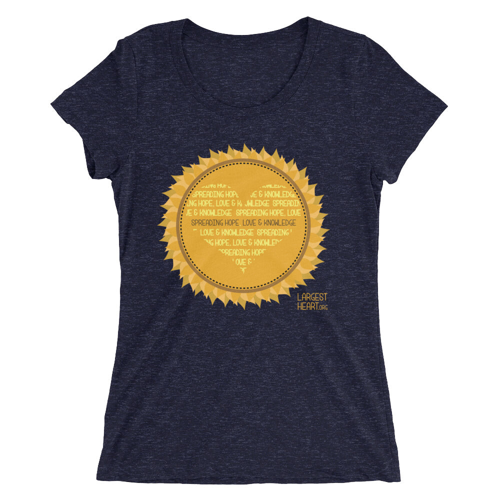 Ladies' short sleeve t-shirt - Sunflower