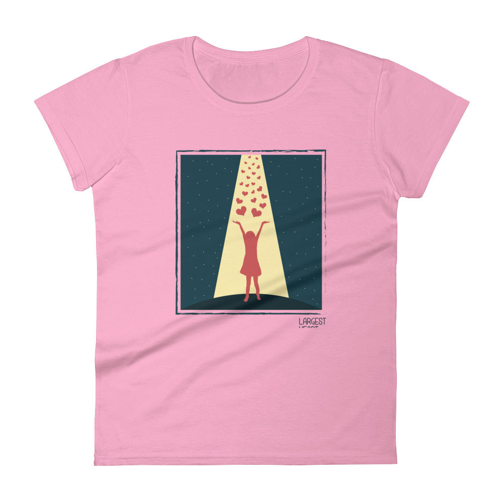 Women's Short Sleeve T-shirt - Hearts from Heaven