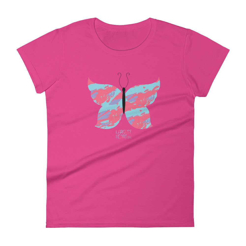 Women's Short Sleeve T-shirt - Butterfly