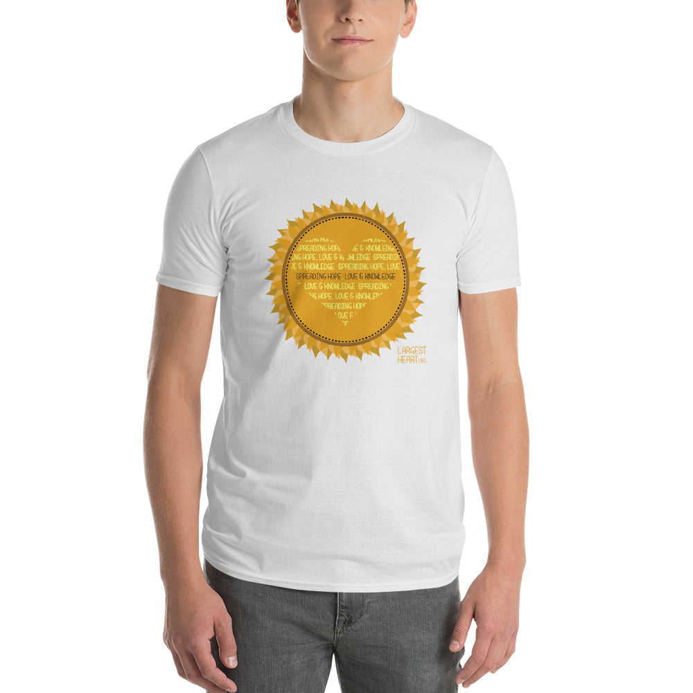 Men's Short Sleeve T-Shirt - Sunflower