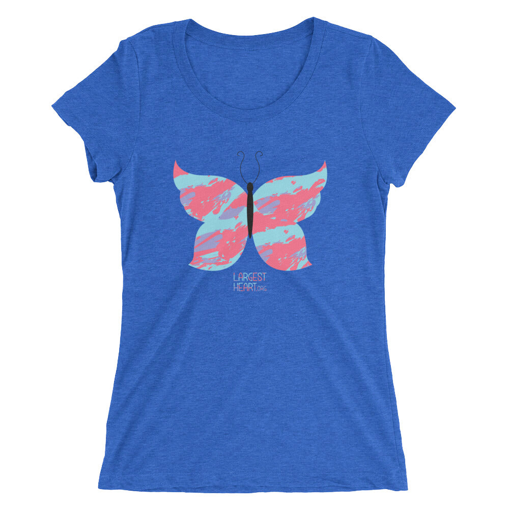 Ladies' short sleeve t-shirt - Butterfly