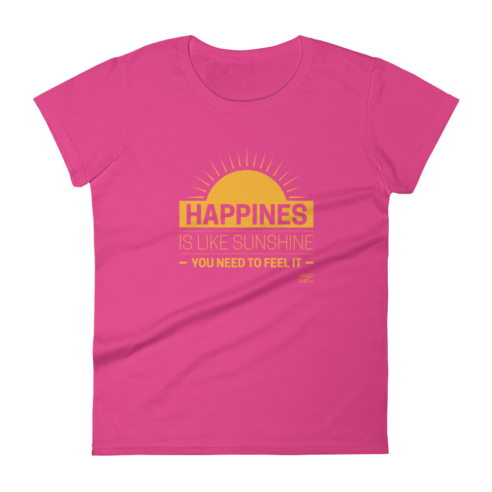 Women's Short Sleeve T-shirt - Happiness