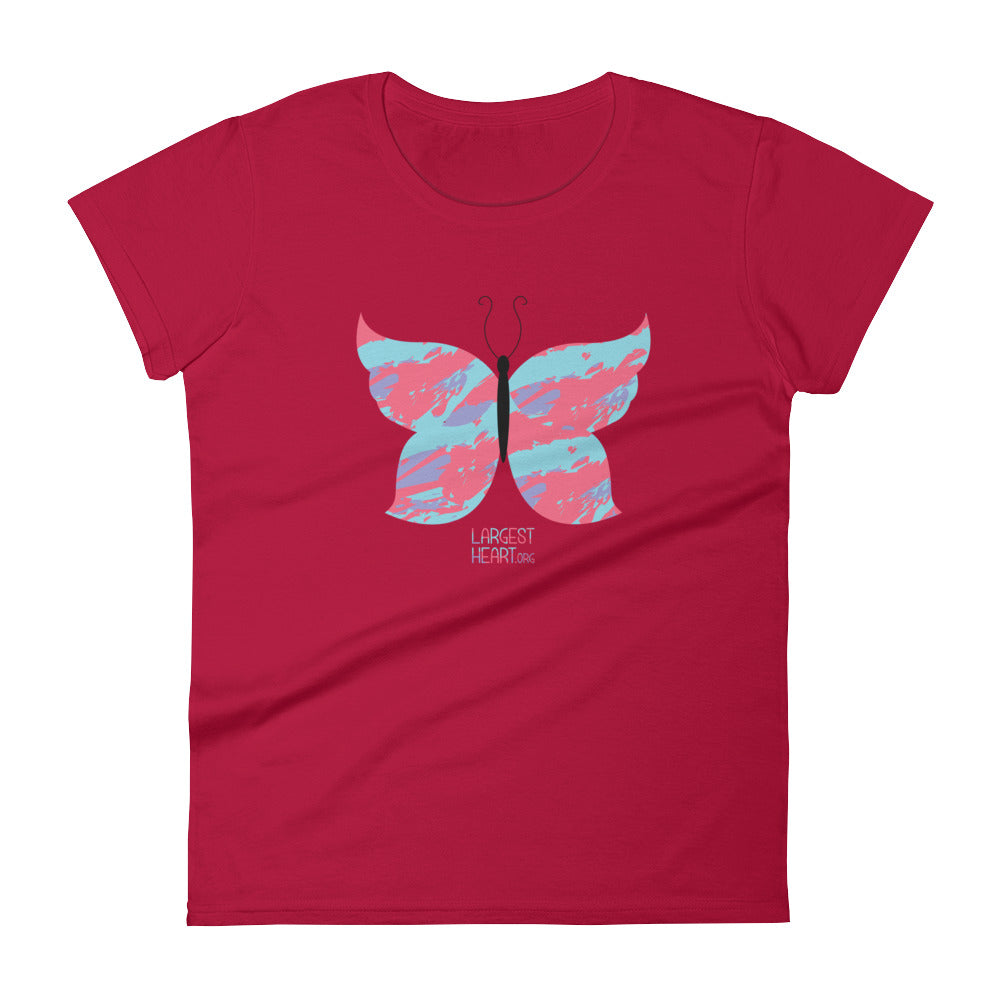 Women's Short Sleeve T-shirt - Butterfly