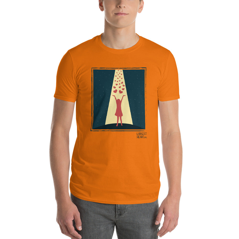 Men's Short Sleeve T-Shirt - Hearts from Heaven