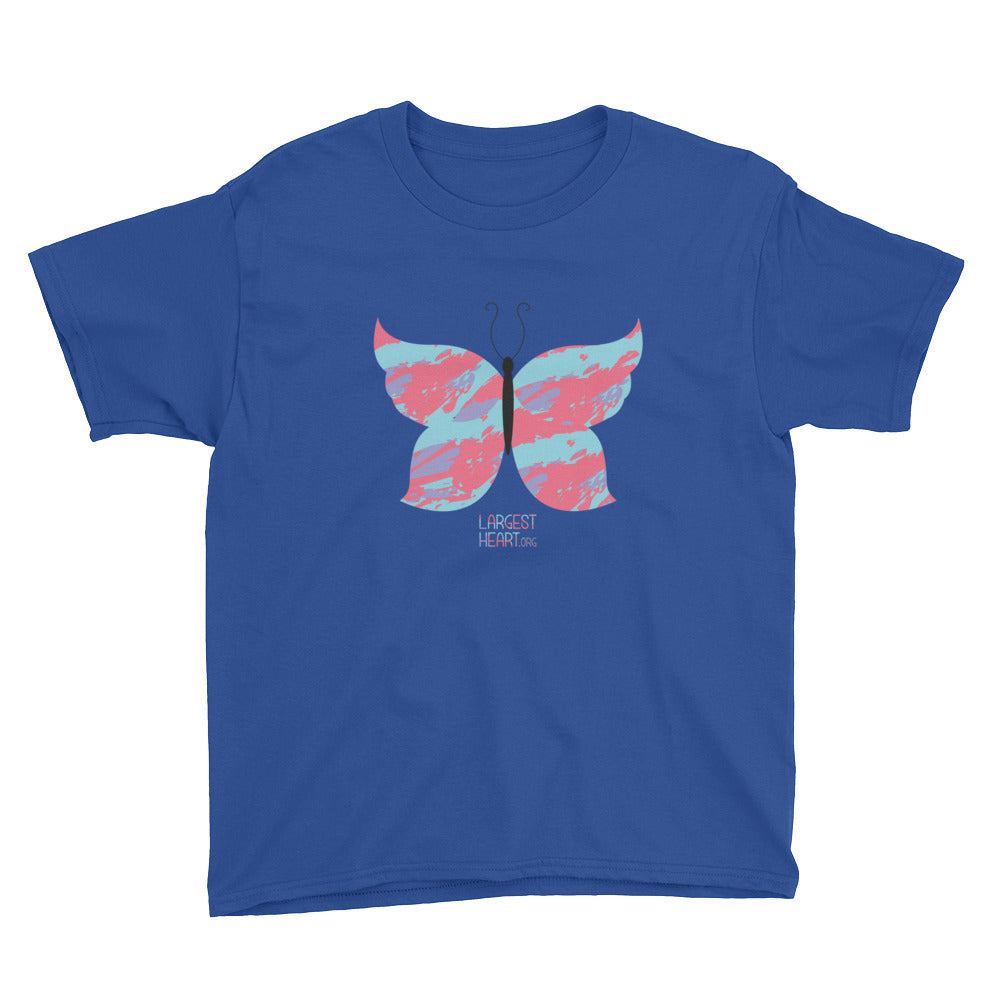 Youth Short Sleeve T-Shirt - Butterfly
