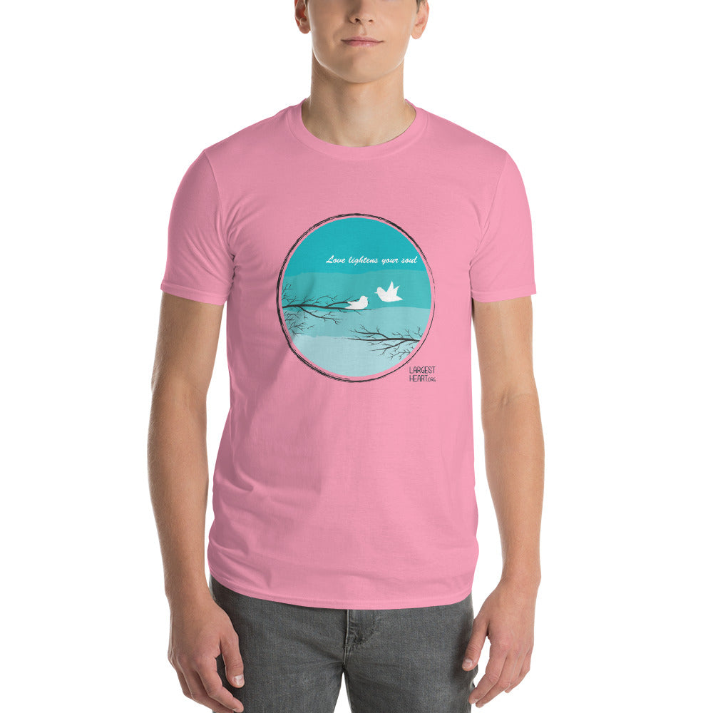 Men's Short Sleeve T-Shirt - Love Lightness the Soul