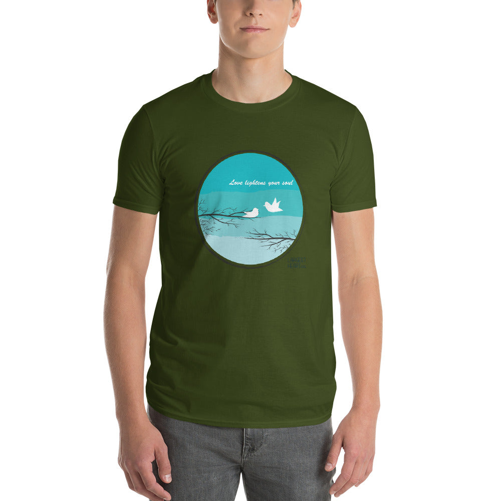 Men's Short Sleeve T-Shirt - Love Lightness the Soul