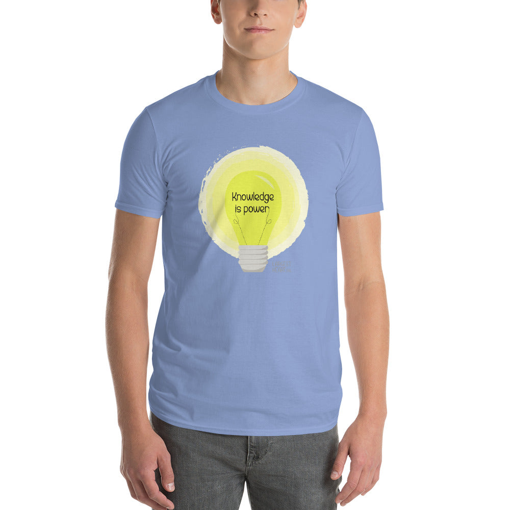 Men's Short Sleeve T-Shirt - Knowledge is Power