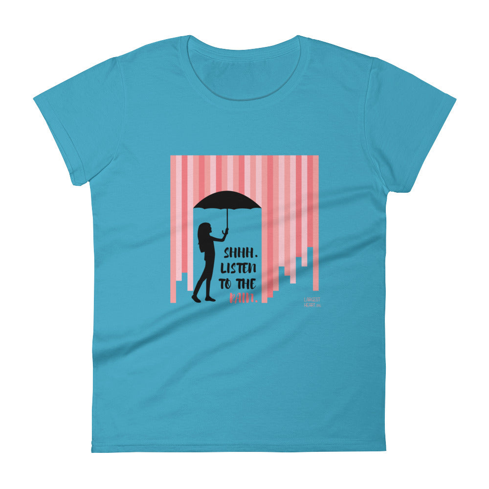 Women's Short Sleeve T-shirt - Rain