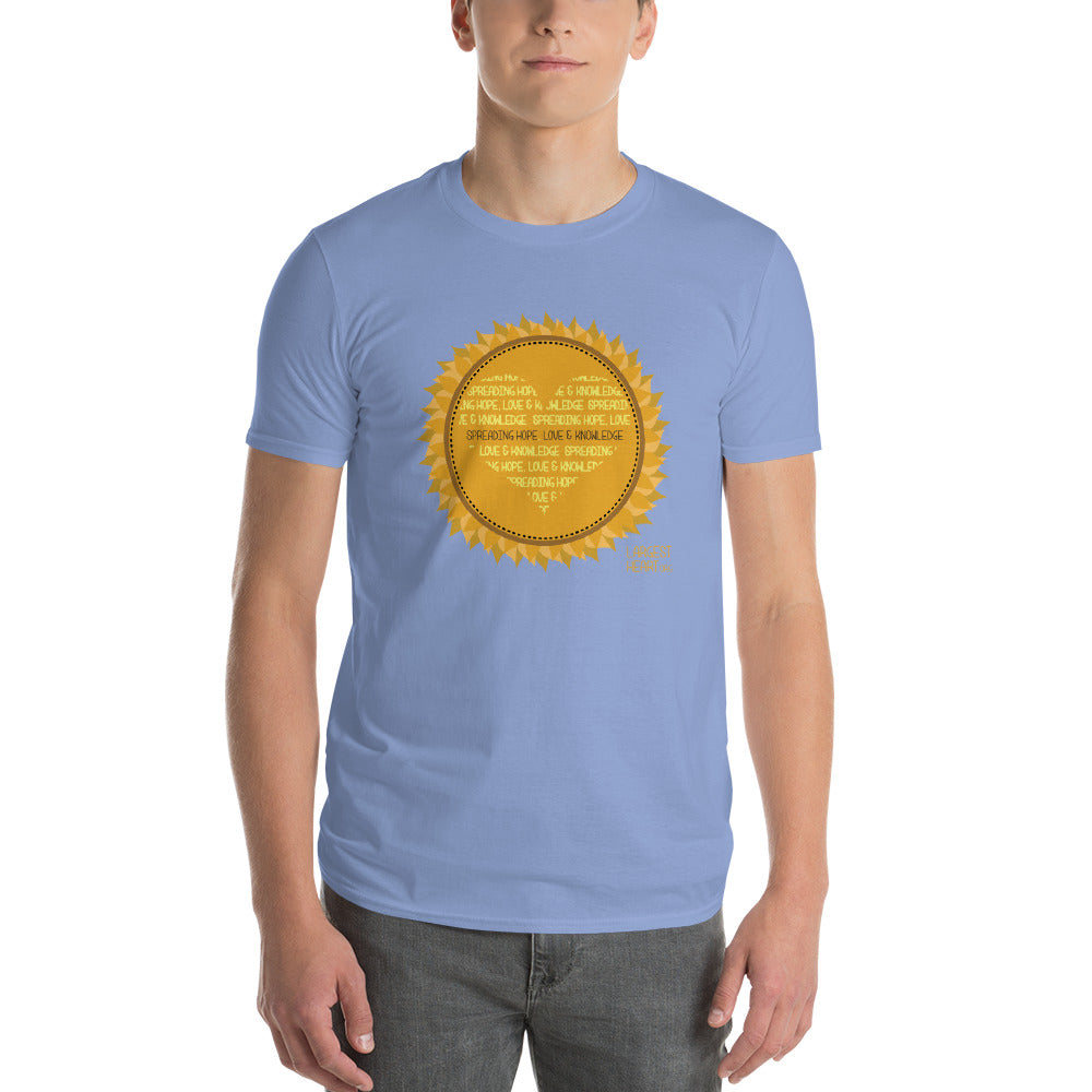 Men's Short Sleeve T-Shirt - Sunflower