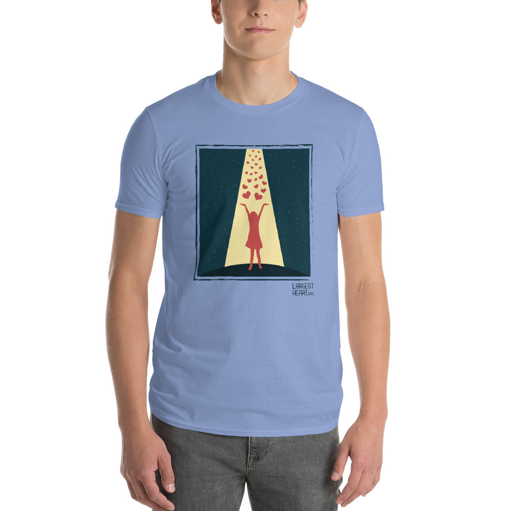 Men's Short Sleeve T-Shirt - Hearts from Heaven