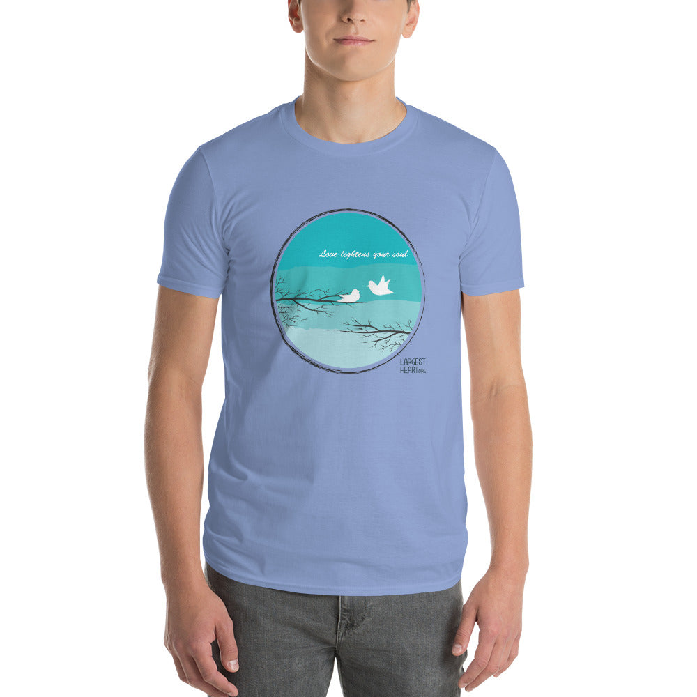 Men's Short Sleeve T-Shirt - Love Lightness the Soul