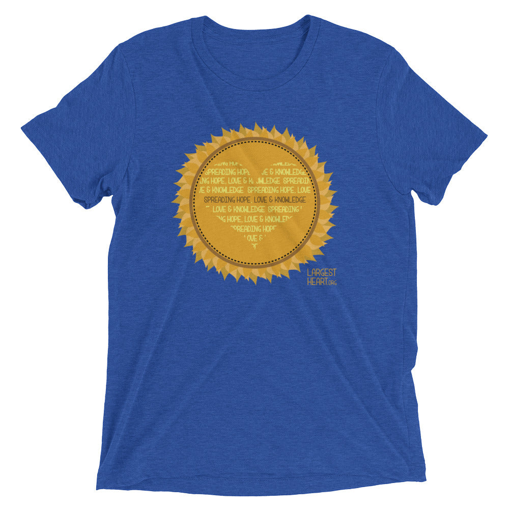 Triblend Short Sleeve T-shirt - Sunflower
