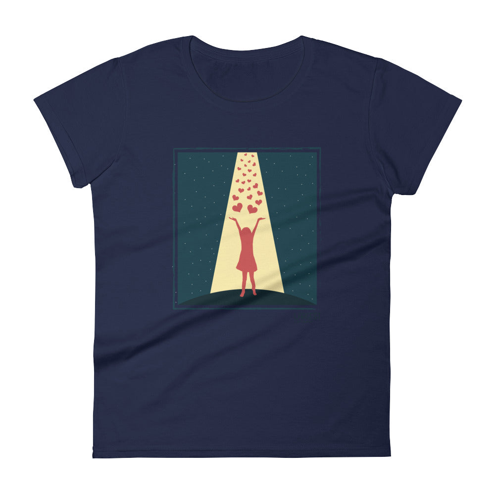 Women's Short Sleeve T-shirt - Hearts from Heaven