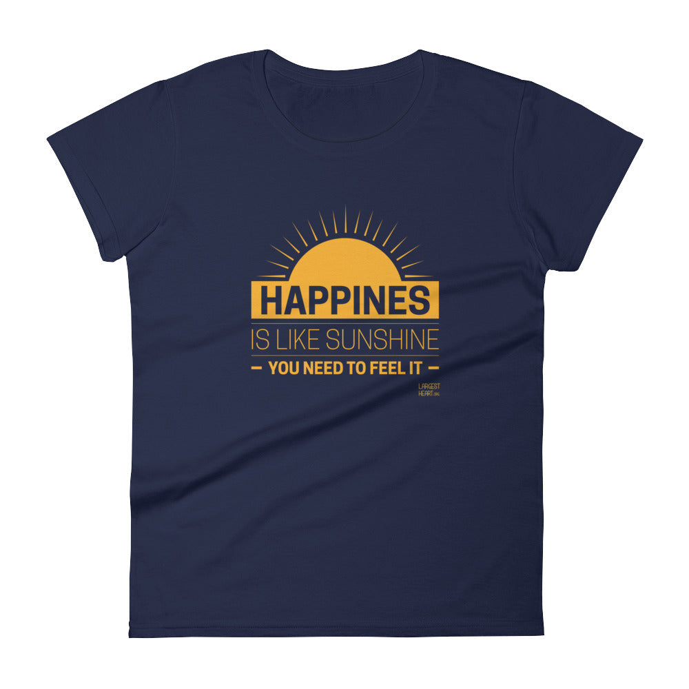 Women's Short Sleeve T-shirt - Happiness