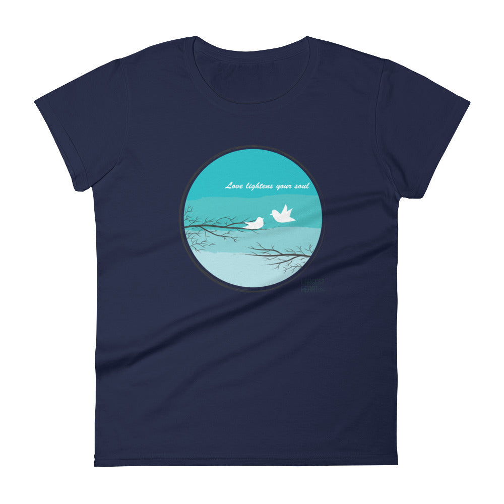 Women's Short Sleeve T-shirt - Love Lightness the Soul