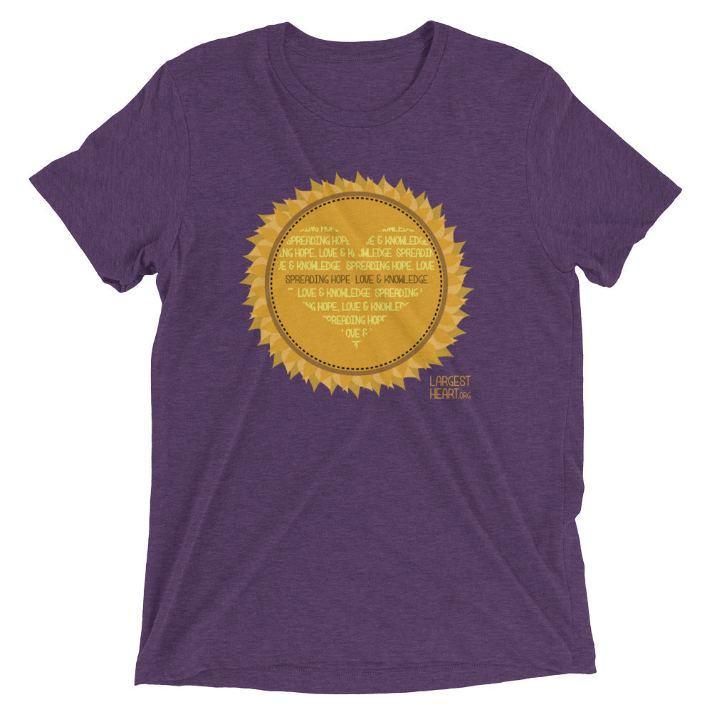 Triblend Short Sleeve T-shirt - Sunflower