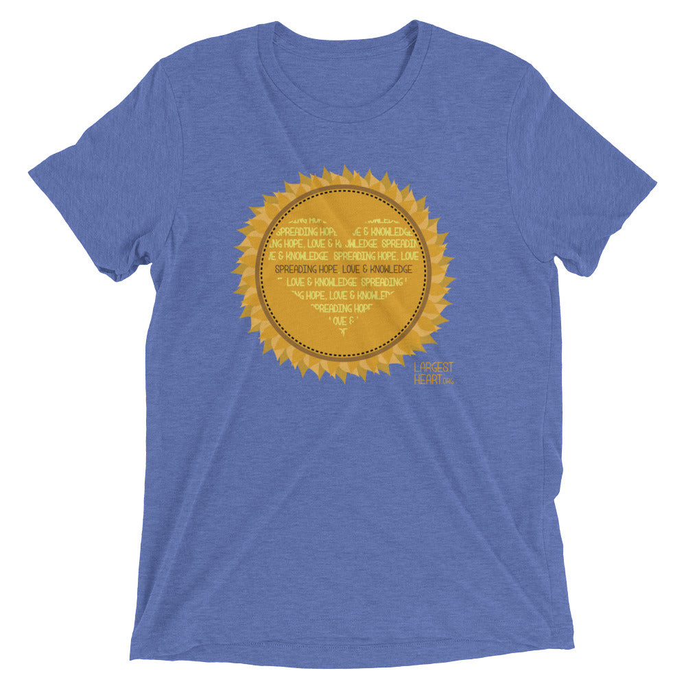 Triblend Short Sleeve T-shirt - Sunflower
