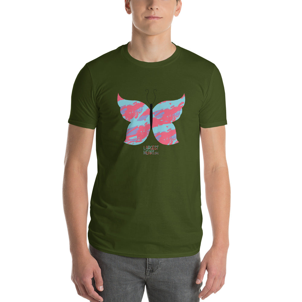Men's Short Sleeve T-Shirt - Butterfly