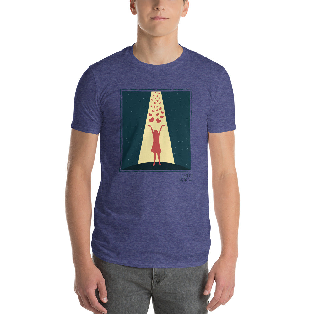Men's Short Sleeve T-Shirt - Hearts from Heaven