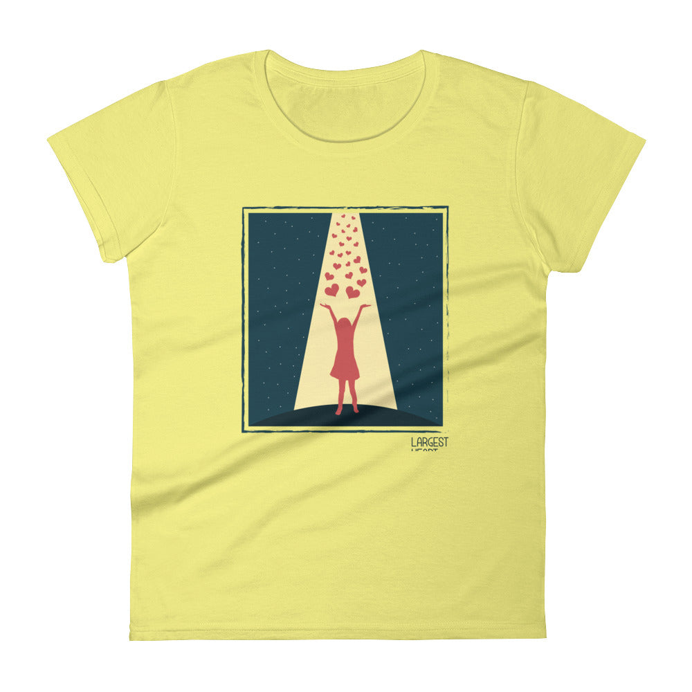Women's Short Sleeve T-shirt - Hearts from Heaven
