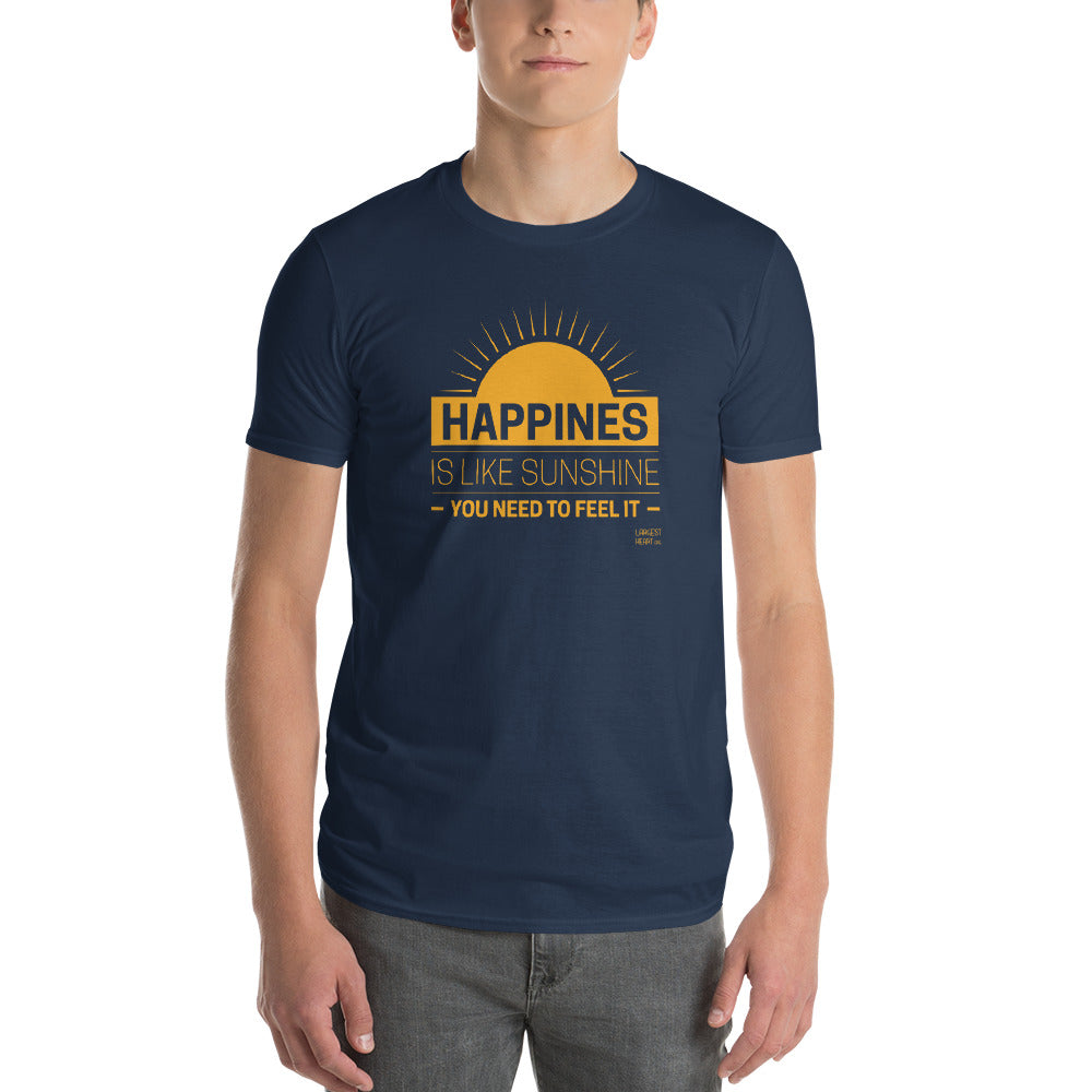 Men's Short Sleeve T-Shirt - Happiness