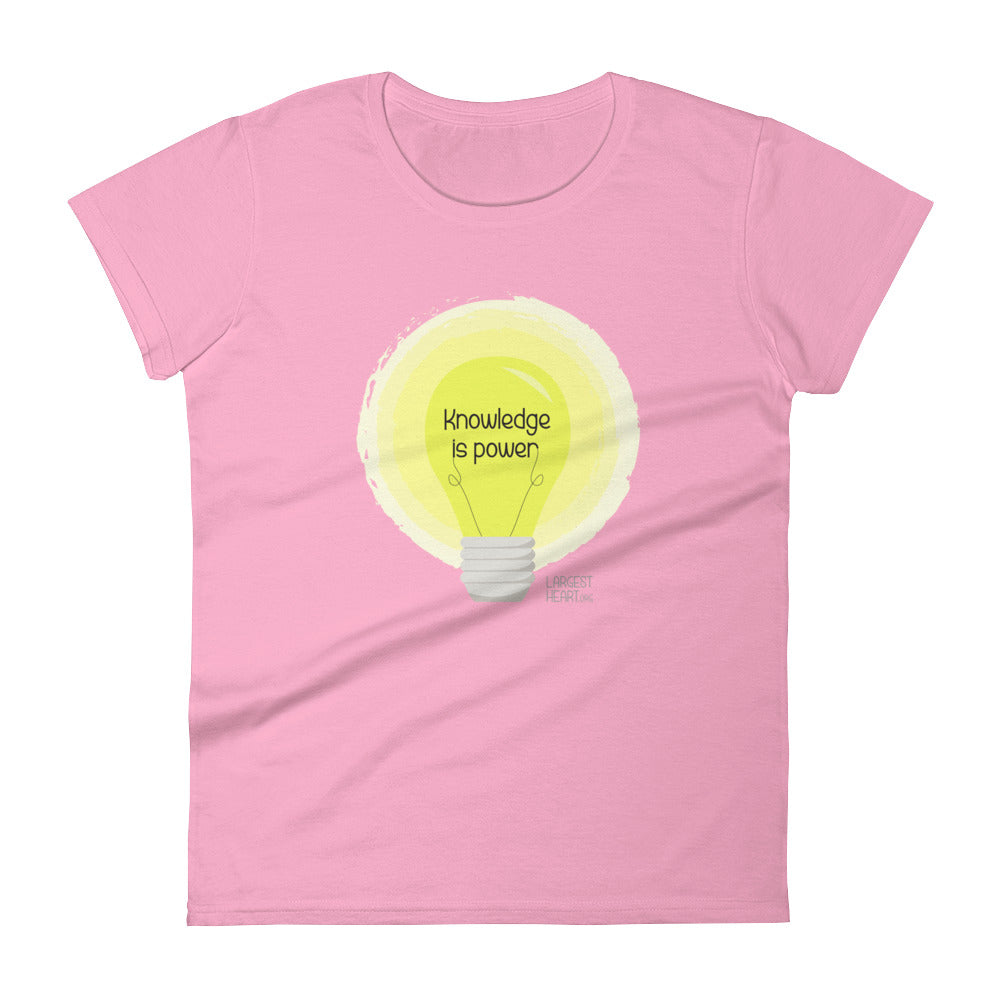 Women's Short Sleeve T-shirt - Knowledge is Power
