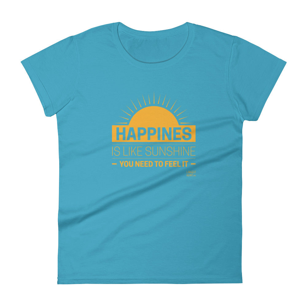 Women's Short Sleeve T-shirt - Happiness