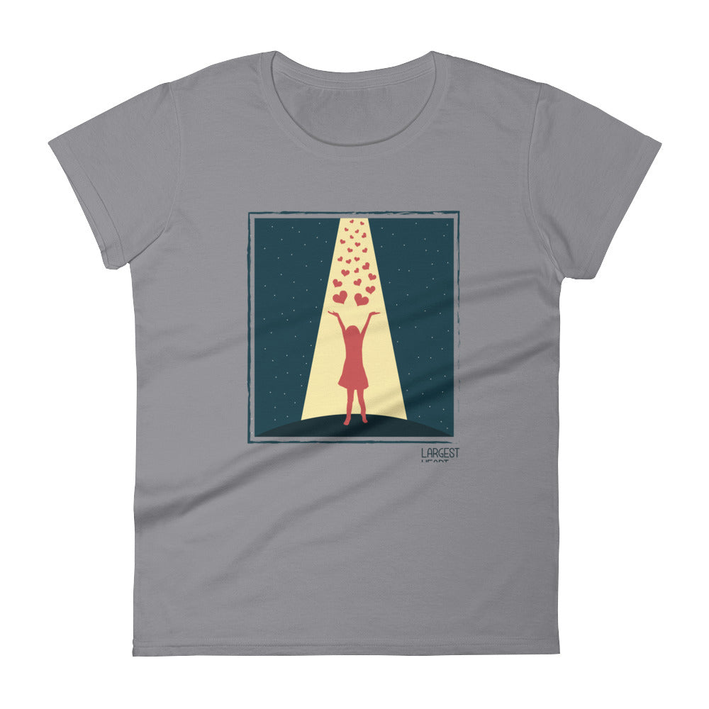 Women's Short Sleeve T-shirt - Hearts from Heaven