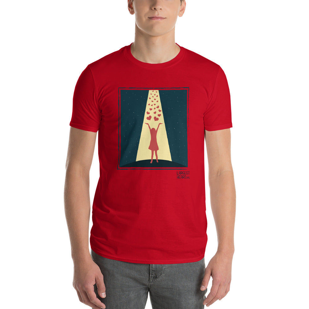 Men's Short Sleeve T-Shirt - Hearts from Heaven