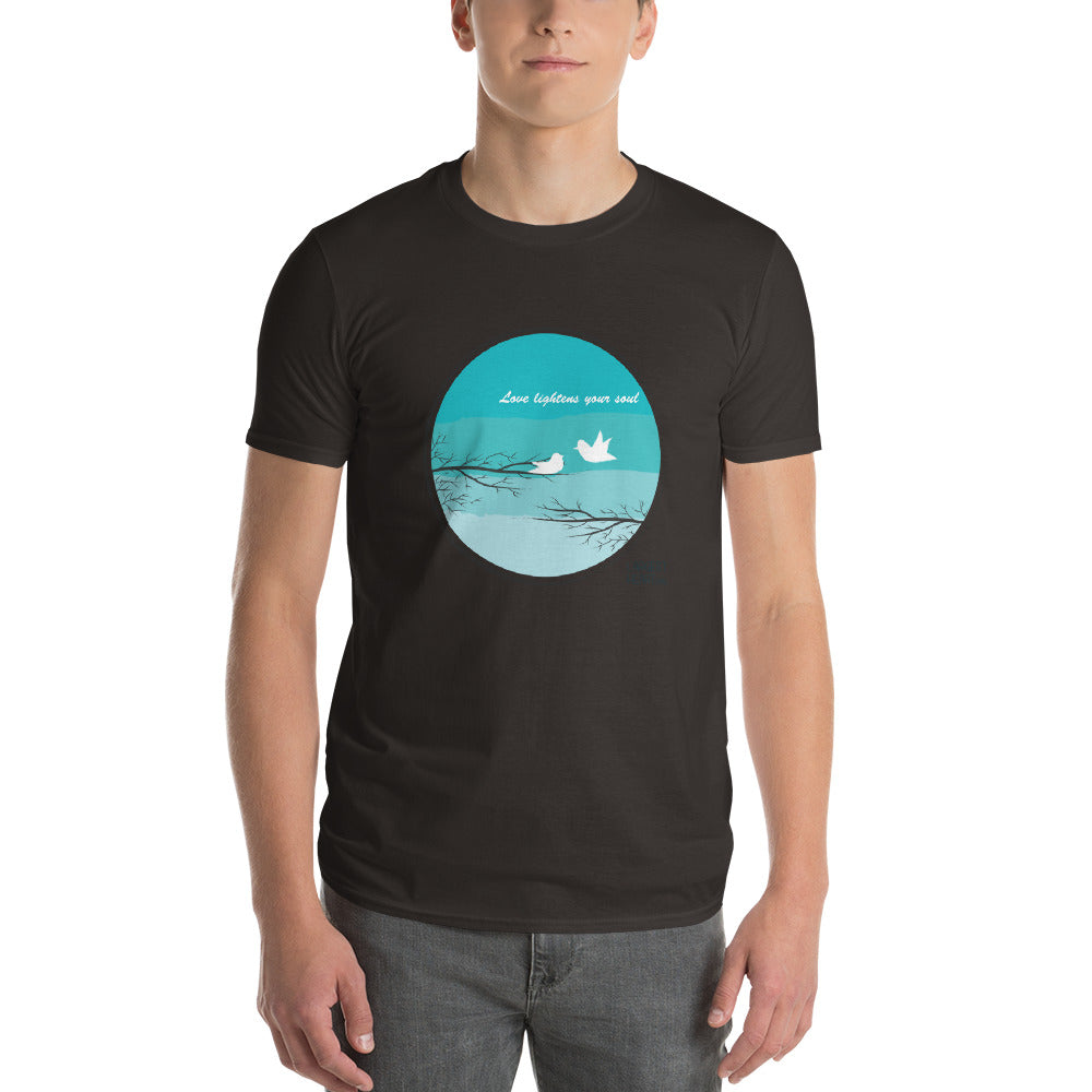 Men's Short Sleeve T-Shirt - Love Lightness the Soul
